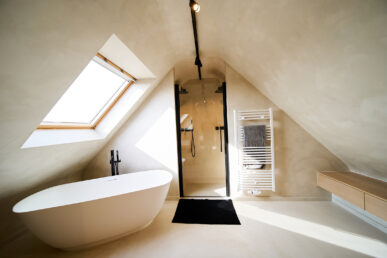 2021 - MX - BE - Nieuwbouw appartement 02 - IN FS WR WL - APPL Floor Couture - CREA Phénix Interiors - ©NickCannaerts - TAGS bathroom bath shower