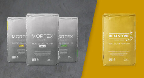 NEW POWDER BAGS FOR BEALSTONE® AND MORTEX®