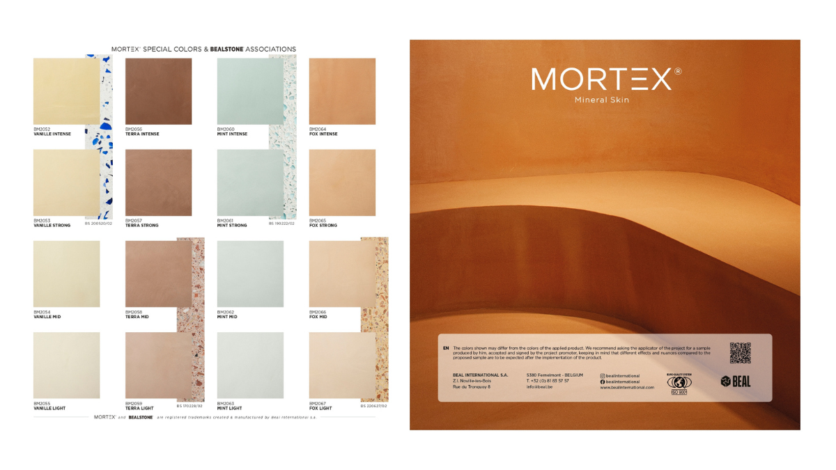 Nuancier Mortex BM2052-2067